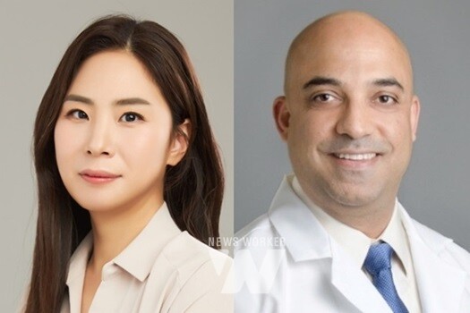 (왼쪽부터) GIST 융합기술원 강지연 교수, 뉴욕주립대 버팔로 의대 Amit Kandel 교수