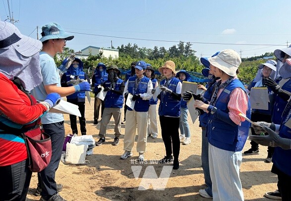 나주 과수농가 농촌일손돕기 봉사활동 현장