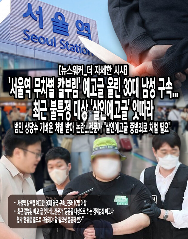 살인예고글을 게시하는 것을 중범죄로 처벌해서 추후 유사 사례가 발생하지 않도록 해야 한다는 의견에 대해서는 "현행 형법은 전통적으로 특정인에 대한 범행을 전제로 한 것이다. 불특정 다수를 대상으로 한 강력범죄 예고 글에 대해서는 사실 이전에는 예상하지 못했던 범죄이기도 하고 또 사회가 변함에 따라서 인터넷이나 SNS 이용이 활발해짐에 따라...[본문 중에서]