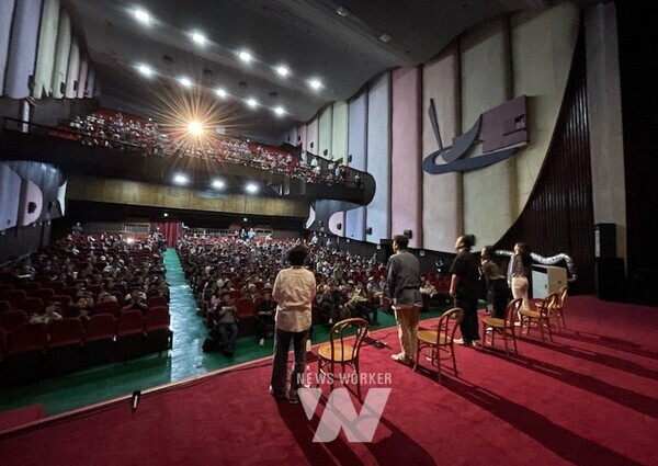 광주시교육청이 지난 2일 광주극장에서 세월호 참사 10주년작 ‘목화솜 피는 날’ 영화 관람 행사를 개최했다.