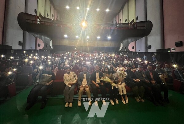 광주시교육청이 지난 2일 광주극장에서 세월호 참사 10주년작 ‘목화솜 피는 날’ 영화 관람 행사를 개최했다.