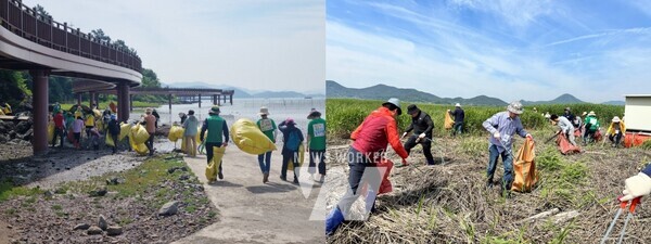 세계환경의 날 맞이하여 순천시자원봉사센터 해양정화활동 실시