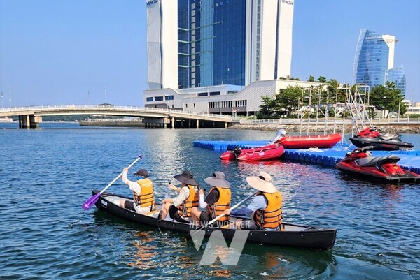 여수세계박람회장 카누 웅천친수공원 윈드서핑