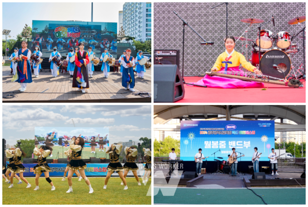 광주시교육청이 지난달 11일부터 광주 5개 구 곳곳에서 진행한 ‘제2회 학생 야외버스킹’을 성황리에 마무리했다.