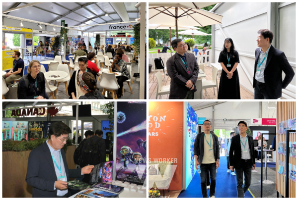 협약서 서명 후 관계자들과 기념사진을 촬영하고 있다(좌측부터 오노대표 아이나라 이파스, 순천시장 노관규, 케나즈 대표 이우재)노관규 순천시장이 애니메이션 필름마켓(MIFA) 부스를 둘러보고 있다1노관규 순천시장이 애니메이션 필름마켓(MIFA) 부스를 둘러보고 있다2