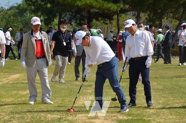 승촌 파크골프장 대회