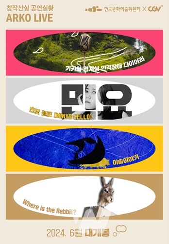 스크린으로 만나는 공연예술창작산실 우수 신작, 창작산실 공연실황 '아르코 라이브' 라인업 공개