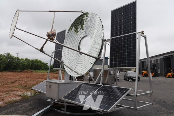 금천이노베이션이 생산한 태양광 집열기