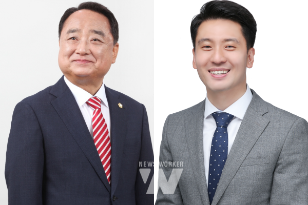 왼쪽부터) 최무송 의장,임종국 부의장