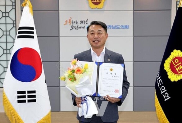 이재태 전남도의원 ‘대변인 선임 임명장 수여식’