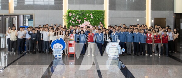 단체사진(가운데 최연혜 가스공사 사장)