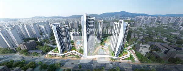 장안동 현대아파트 재건축 투시도