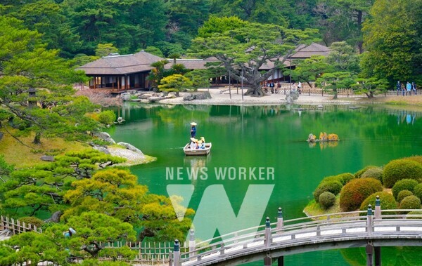 ‘다카마쓰·오사카 일석이조 4일’ 이미지(리츠린공원)