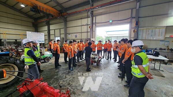 영암소방관 농기계 안전 교육
