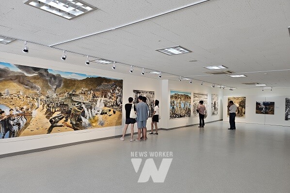 여순사건 기록화展 사진