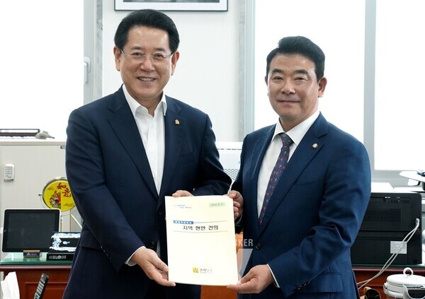 박정 국회 예결위원장 면담