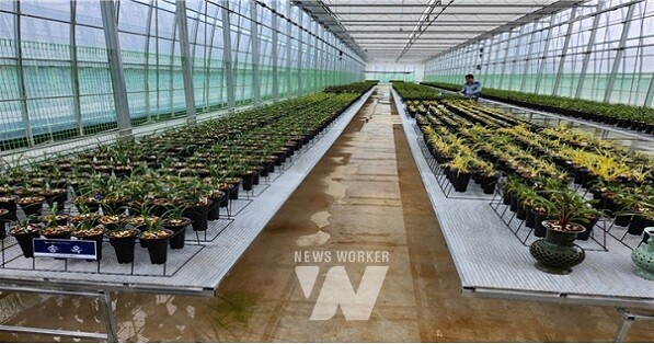 춘란재배교육장 내부