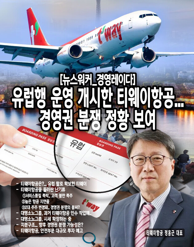 지난달 19일, 국토교통부가 발간하는 월간 항공소비자 리포트에 따르면, 5월 기준으로 국내선의 경우 제주 노선 지연율이 19.3%, 내륙 노선은 9.2%로 확인됐는데 이 중, 김포 발 제주 도착 노선에서 지연율이 가장 높은 항공사는 티웨이항공으로 지연율은 무려 45.4%를 기록했다. 높은 지연율로 인해 티웨이항공을 이용하는 고객 사이에서는 서비스 품질이 폭락하고 있다는...[본문 중에서]
