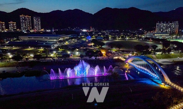 2024 화순 꽃강길 음악분수 운영