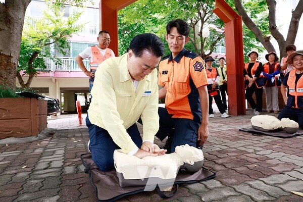 2023년 을지연습(최초 상황보고회)2023년 을지연습(대피훈련 응급구조)