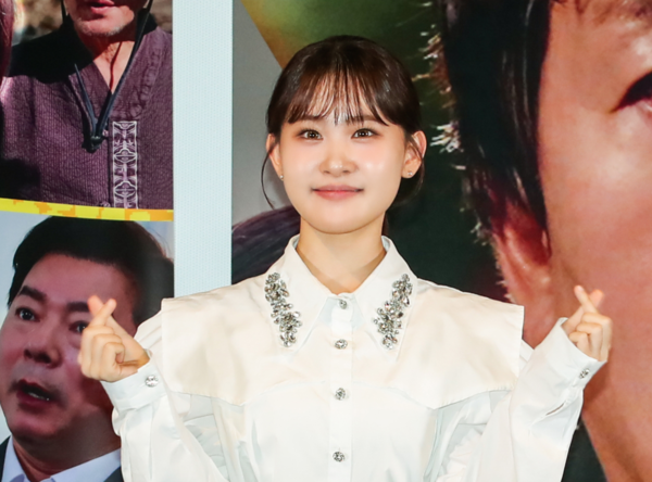 영화 '풍기' 기자간담회에 참석한 김다현 [사진=마이더스필름]