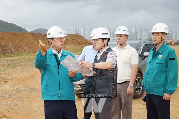 광양경제청, 태풍 호우 대비 비상 현장점검