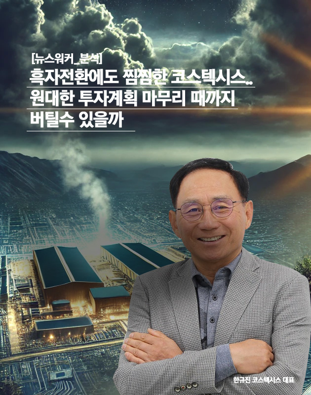 코스텍시스는 신제품 생산을 위한 투자로 인해 300~400% 수준에서 유동비율이 관리되고 있다. 다만 2023년 4분기에 1,109%까지 치솟았는데, 단기적으로 유동성이 지나치게 높은 수준으로 튄 것에 대해 코스텍시스 측은 재고자산 및 매출채권의 증가가 원인임을 밝혔다. 또한, 증가한 유동자산에 비해 매우 낮은 순부채비율이 1,190%의 유동비율에 기여하여 평년 대비 괴리율이 심했던 것으로 보인다. 신사업에 투자 중인 것을 감안하면 굉장히 낮은 수준으로...[본문 중에서] 이미지 편집_쳇GPT/ 뉴스워커 재편집