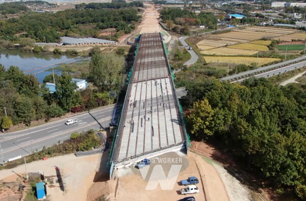 강진~광주 공사현장