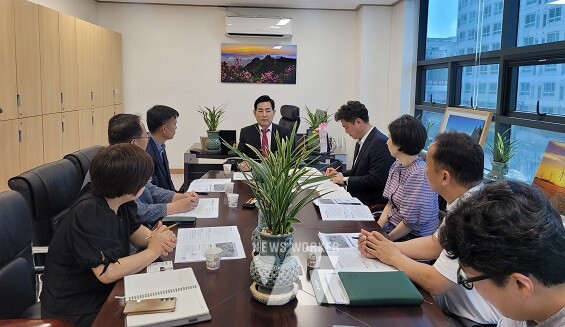 국민의힘 김화진 위원장, 담양군과 현안 해결 방안 논의