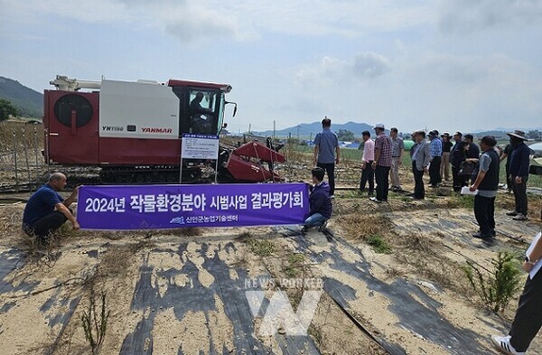 참깨 기계수확 연시회