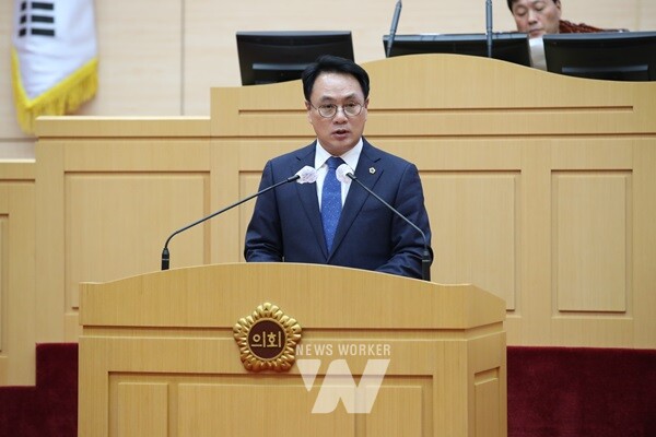 발언하는 송형곤 전라남도의회 의원