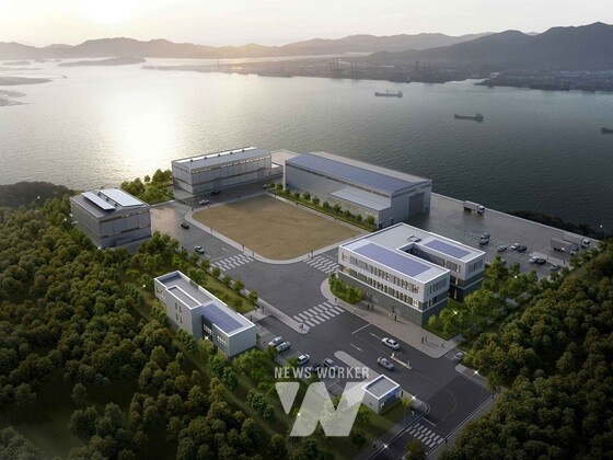 친환경선박 남항 연구인프라 조감도