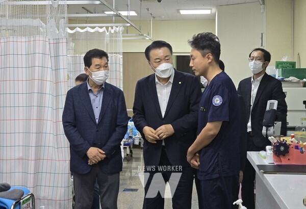구복규 군수 성심병원 방문