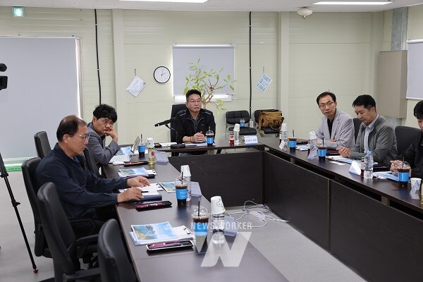 건설산업 선진화 방안 연구회 여수 화태~백야 도로 건설공사 현장 방문