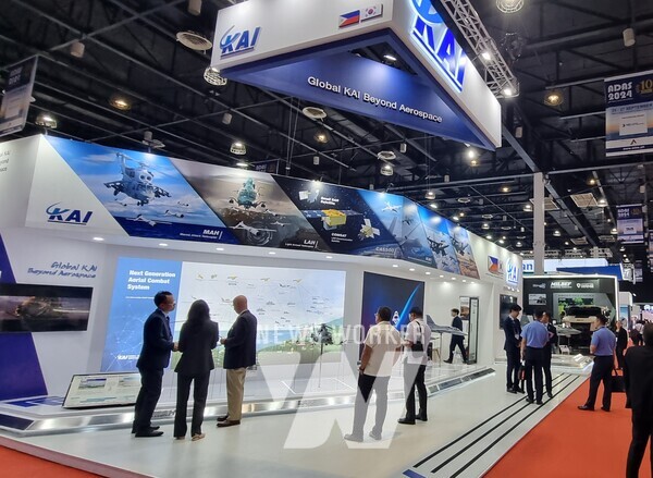 ADAS 2024 KAI 부스전경