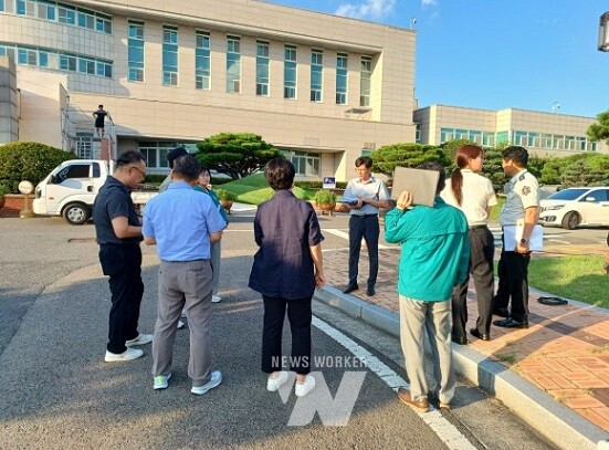 ‘광양-린츠 국제미디어아트 교류전’ 개막식 무대 안전점검 실시