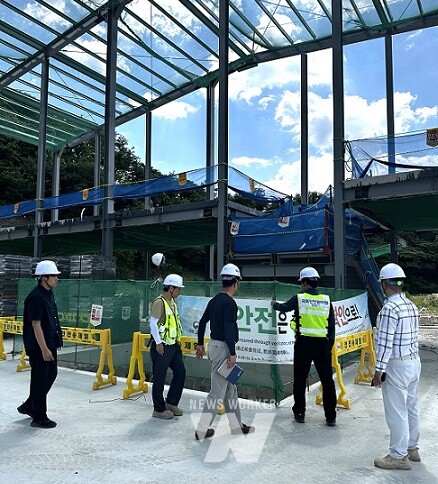 담양군, 국토안전관리원 호남지역분부와 건설현장 안전점검 업무 재협약 체결(현장점검)