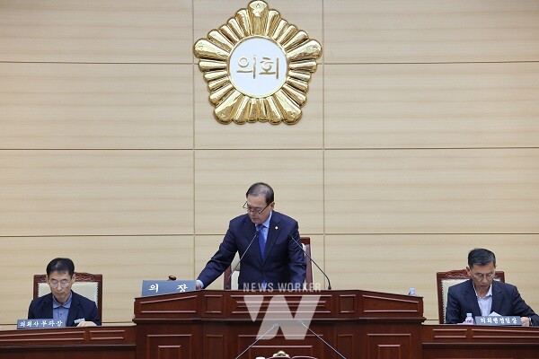 7일 제305회 보성군의회 임시회 개회