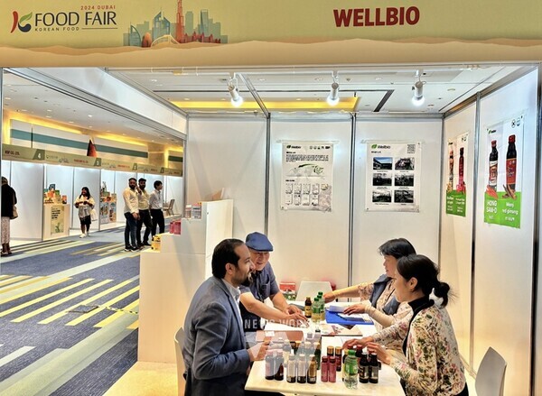 두바이 K-푸드 페어 B2B 수출상담회 현장