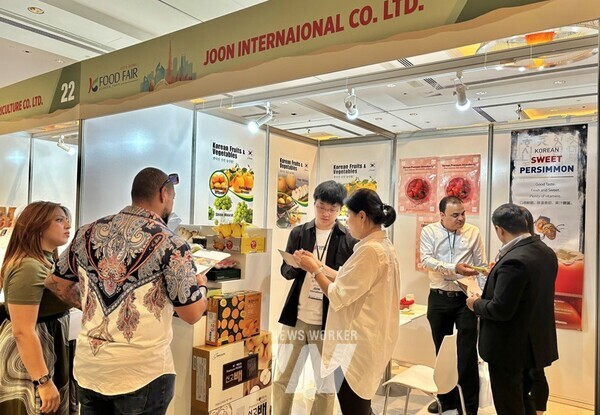 두바이 K-푸드 페어 B2B 수출상담회 현장