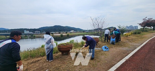 나주시 영산동 환경정비 실시