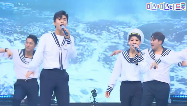 막내 정동원과 '미스터트롯' 진 임영웅의 환상적인 화음 파트 [사진=미스 앤 미스터 트롯]
