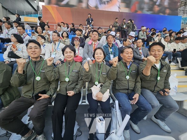 광주광역시의회 교육문화위원회, 제105회 전국체육대회 찾아 광주 선수단 응원