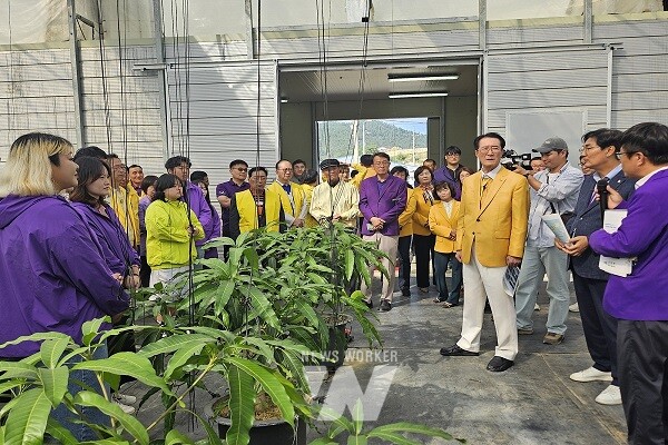 신안군 암태면 ‘경영실습임대농장’ 현황 보고 및 시찰