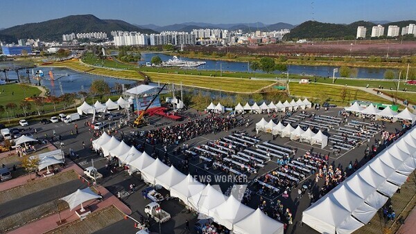 지난해 10월 오천그린광장에서 열린 제29회 순천시민의날 축하행사