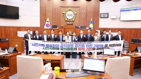 나주시의회(의장 이재남)는 14일 제264회 나주시의회(임시회) 제1차 본회의를 열고 ‘「시민사회 활성화와 공익활동 증진을 위한 기본법」제정 촉구 건의안’을 제안했다