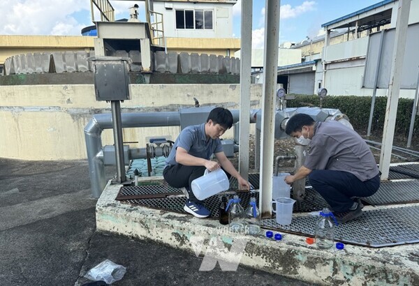 환경오염물질 배출사업장 폐수 시료 채수