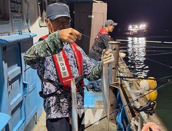 영암 삼호 앞바다 갈치낚시