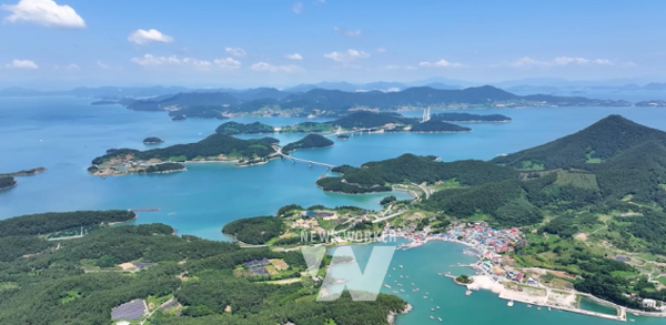 여수 낭도 섬 전경