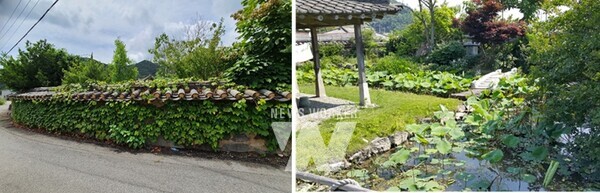 옥산정사 경회루(대동면 옥동마을)마을 돌담길 전경, 한옥 정원(대동면 옥동마을)충신 3인을 모신 삼현정(대동면 옥동마을)